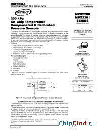Datasheet MPX2200DP manufacturer Motorola